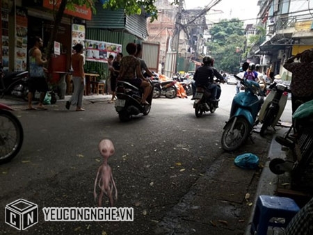 'Người ngoài hành tinh' vừa ghé thăm Hà Nội?