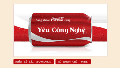 Hướng dẫn chèn và in tên mình lên hình vỏ lon Coca Cola