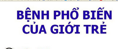 10 căn bệnh kinh điển của giới trẻ