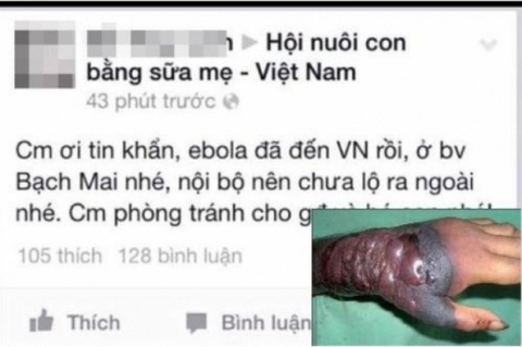 Triệu tập 2 người tung tin có bệnh nhân Ebola ở Việt Nam
