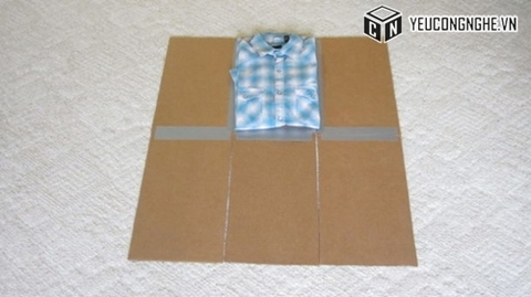 Tuyệt chiêu gập áo sơ-mi chưa đến 1 phút