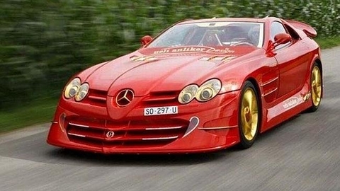 Choáng: Mercedes McLaren SLR phủ 5kg bột vàng 999 và 600 viên đá ruby