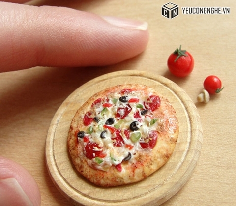 Những món ăn tí hon làm từ đất sét đẹp hơn ngoài đời thực