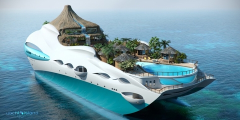 Yacht Island - Hòn đảo nhiệt đới trên siêu du thuyền