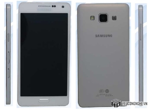Smartphone vỏ nhôm SM-A500 của Samsung lộ ảnh thật