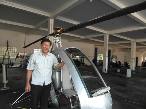 'Siêu phẩm' trực thăng của kỹ sư nông dân chuẩn bị cất cánh