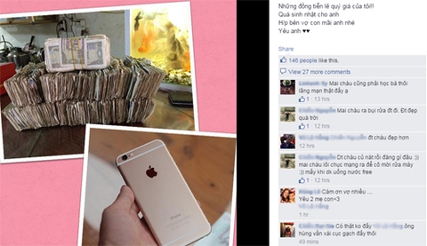 Mang 18,5 triệu đồng tiền lẻ đi mua iPhone 6 Plus 64 GB