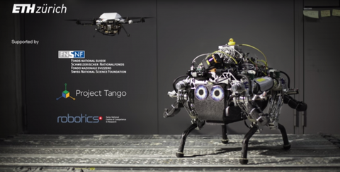 Robot kết hợp hoàn hảo giữa bầu trời và mặt đất