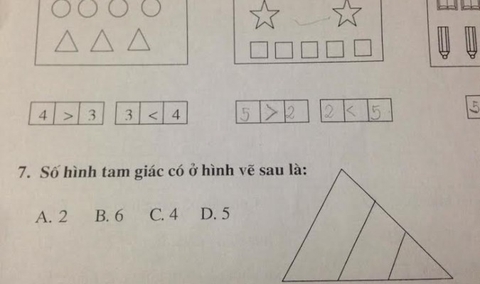 Bài toán lớp 1 khiến nhiều người đau đầu