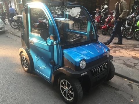 Ôtô điện giá 70 triệu đồng lăn bánh ở Hà Nội