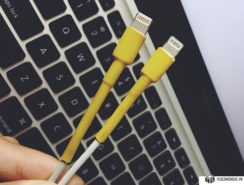 Tự chế bộ bảo vệ dây sạc iPhone và MacBook giá rẻ