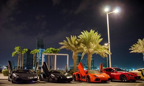 Choáng với dàn siêu xe của các tỷ phú Qatar
