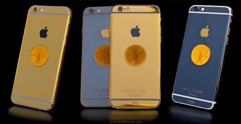 Mãn nhãn iPhone 6 mạ vàng "đậm chất" đại gia Dubai