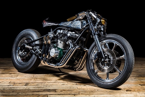 Môtô độ hầm hố từ động cơ Kawasaki Z1000ST