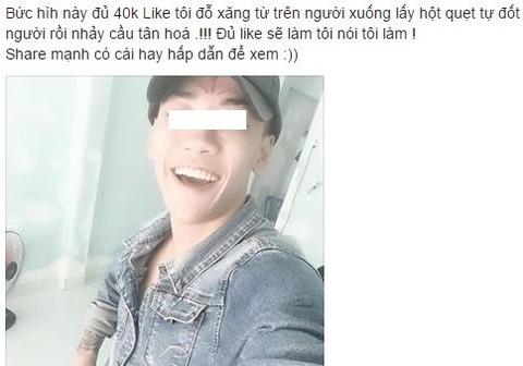 Giới trẻ câu like bằng trào lưu phản cảm 'Nói là làm'