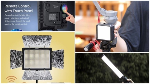 Nên mua đèn chiếu sáng nào để phục vụ quay video youtube và tiktok bằng điện thoại