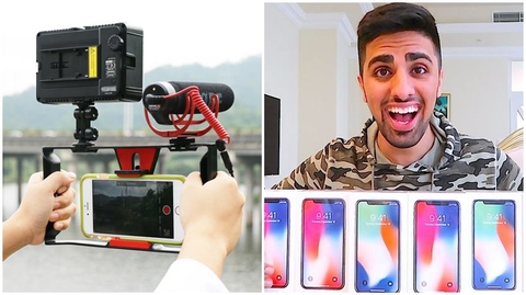 Dùng iPhone X/XS/XS Max làm video clip quay vlog cá nhân nên sắm các thiết bị gì?