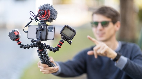 Quay video youtube, tiktok hướng dẫn makeup, trang điểm nên mua đèn, mic thu âm, chân đứng nào