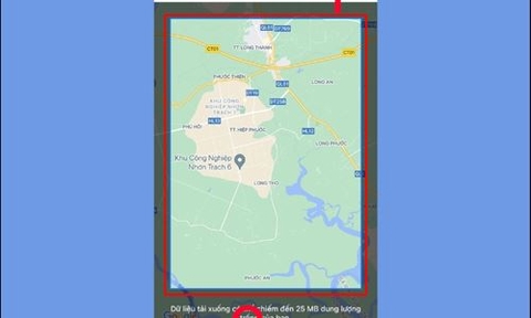 Cách tải, lưu bản đồ Google Maps offline để dùng khi không có 3G/4G