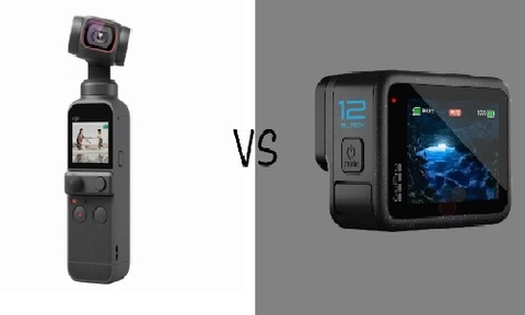 So sánh nhanh GoPro Hero 12 vs DJI Pocket 2