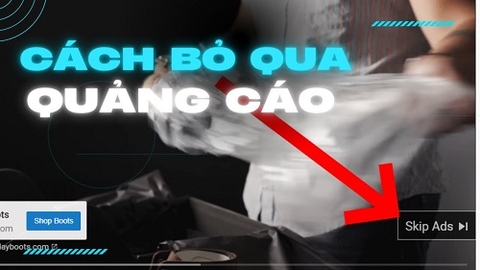 Cách tự động bỏ qua quảng cáo video YouTube trên máy tính với trình duyệt Chrome