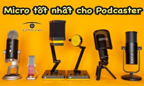 Các Microphones tốt nhất để bắt đầu kênh Podcast