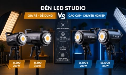 Đèn LED quay phim chụp ảnh giá tốt – Nên chọn YL hay EL? Gợi ý chuẩn từ iCamera.vn