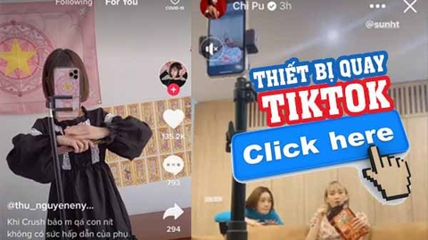 Chân đứng điện thoại - Gậy quay video clip Tiktok giá rẻ mua ở đâu?