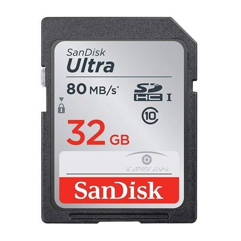 Thẻ nhớ SDXC SanDisk Ultra 32GB tốc độ 80MB/s SDSDUNC-032G-GN6IN