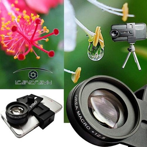 Ống kính Macro 12.5x Orea cho mọi Smartphone zoom cực nhỏ