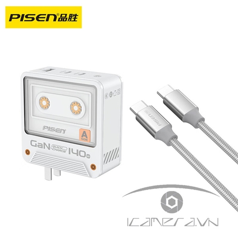 Củ sạc Pisen 2C1A CC1800 TS-C161 140W
