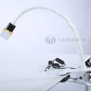 Đèn led cắm usb kẹp đuôi khỉ sắt kẹp thành bàn,giường