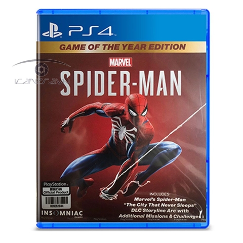 Đĩa games PS4 Spider Man DLC