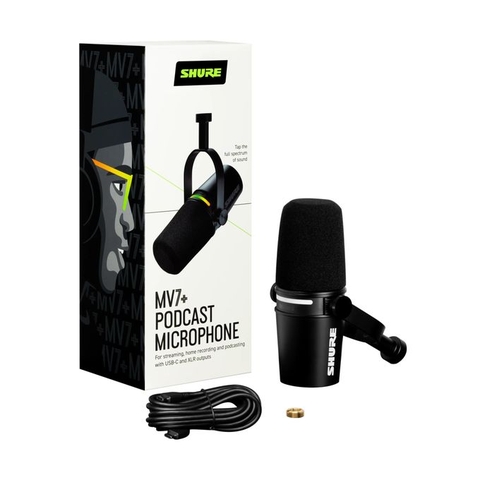 Micro thu âm podcast Shure MV7+