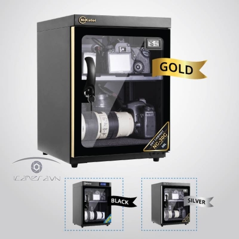 Tủ chống ẩm Nikatei NC-30C Gold/Silver (30 lít)