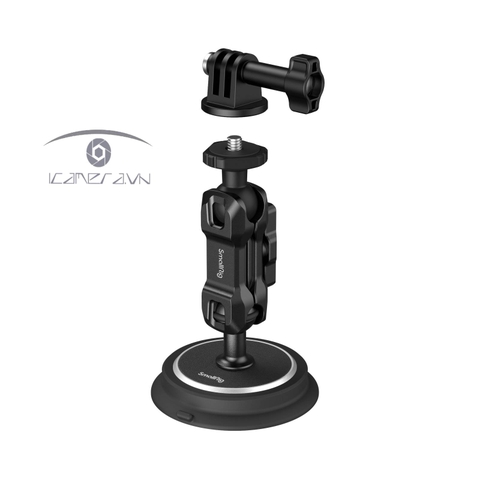 SmallRig 4466 - Giá đỡ hút chân không kèm arm cho Action Camera