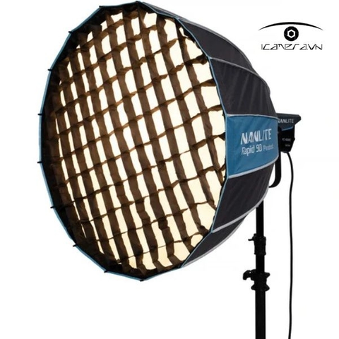 Softbox Nanlite Rapid 90/120 Parabolic – Softbox mở nhanh chuyên nghiệp cho đèn Bowens Mount