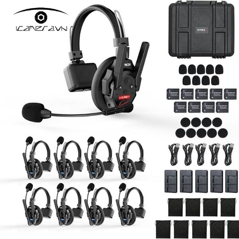 Synco Xtalk XPro 9 - Bộ liên lạc không dây 2 chiều 2.4GHz (9 tai)