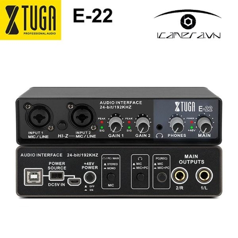 SoundCard thu âm Xtuga E-22