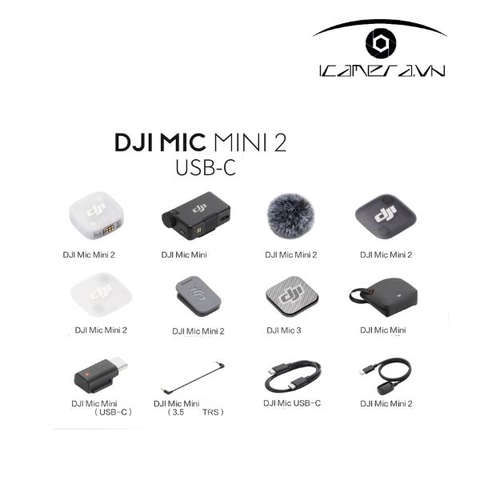 DJI Mic Mini 2 phiên bản 1TX 1RX  chính hãng giá rẻ