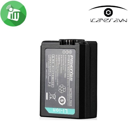 Pin sạc Pisen FW50 dung lượng 950mAh dùng cho máy ảnh Sony