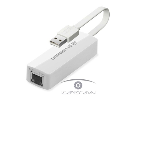 Ugreen UG-20268 USB 2.0 to Lan 10/100Mbps tốc độ cao chính hãng