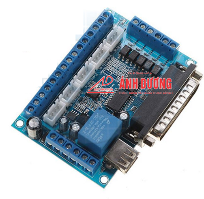 BOB MACH3 CNC giao tiếp LPT 5 trục 1 Relay