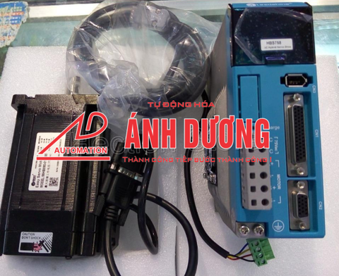 BỘ 8NM LEADSHINE DRIVER HBS758 + ĐỘNG CƠ SERVO 86HBM80