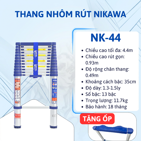Thang rút đơn Nikawa NK-44 (4,4m)