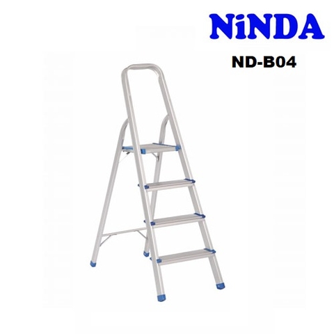 (4 bậc) Thang nhôm ghế gia đình Ninda ND-B04