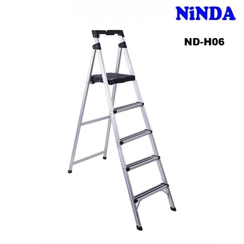 Thang nhôm ghế gia đình 6 bậc Ninda ND-H06
