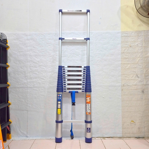 Thang rút đơn Daichi màu xanh 5.8m TDA-58X (TẶNG ỐP)