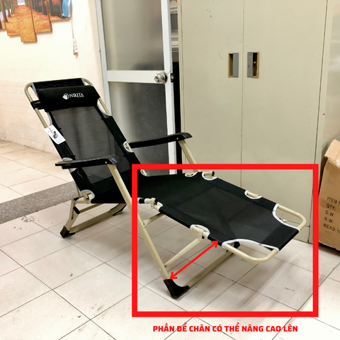 Giường gấp văn phòng NIKA-138 bạt lưới