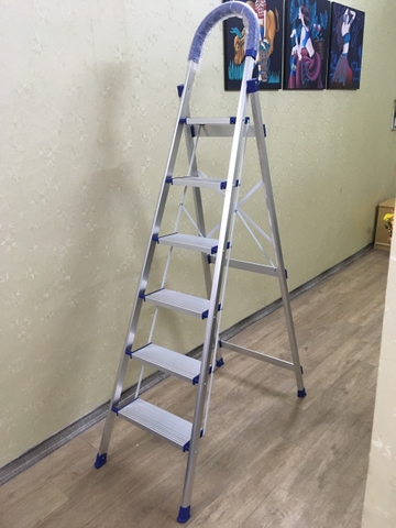 Thang nhôm ghế 6 bậc Nikita NKT -DL06